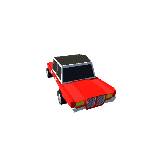 Car-2(Simple city car)-Red